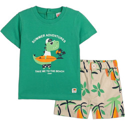 Funky Βρεφικό Σετ για Αγόρι Καλοκαιρινό Πράσινο Μπεζ 125-804100-1