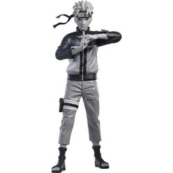 Banpresto Naruto Shippuden Super Big Plush Noir Edge Collection Naruto Uzumaki 23cm
