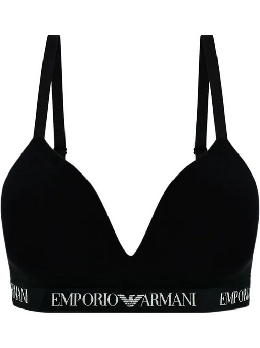 Emporio Armani Μπουστάκι με Ελαφριά Ενίσχυση χωρίς Μπανέλα Μαύρο EW000442AF13033-UC001