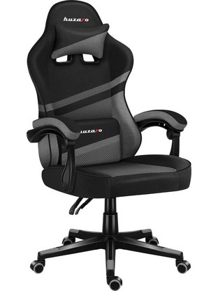 Possina Force 4,4 Καρέκλα Gaming Δερματίνης Μαύρη Γκρι 163196029