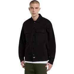 Dickies Ανδρικό Πουκάμισο Βαμβακερό Μακρυμάνικο Κανονική Γραμμή Μαύρο DK0A8E3OBLK