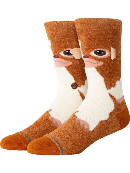 Stance Gizmo Ανδρικές Κάλτσες Ψηλές με Σχέδια Πορτοκαλί A555C26GIZ-BRN
