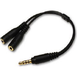 Hertz T88806 Αντάπτορας Ήχου 3.5mm Male to 2x 3.5mm Female
