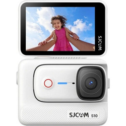 SJCAM S10 128G Action Camera Υποβρύχια με WiFi και Οθόνη 2.51" Λευκή