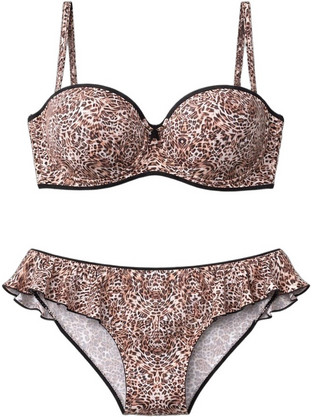 Lida Bikini Set Animal Print Καφέ 9-0533/9-0529