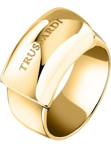 Trussardi T-Design Γυναικείο Δαχτυλίδι από Ατσάλι Xρυσό TJAXA510