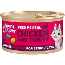 Edgard & Cooper Senior Chunks with Chicken & Turkey in Gravy 85gr