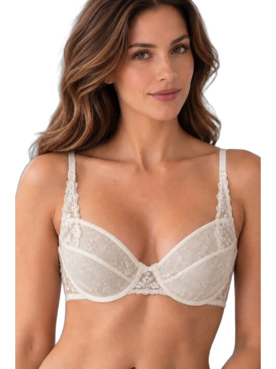 Triumph Sensual Curves Σουτιέν Balconette με Μπανέλα Εκρού 10085921-00GT