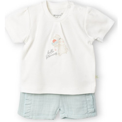 BiBaby Pretty Bunny Βρεφικό Σετ για Κορίτσι Καλοκαιρινό Μπεζ Πράσινο Mint 59732