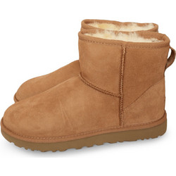 UGG Classic Mini II Γυναικεία Μποτάκια Suede Ταμπά με Γούνα 1016222-00KD
