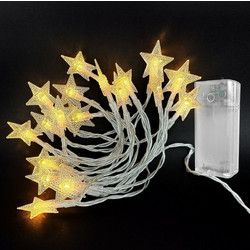 Xmasfest 20 Χριστουγεννιάτικα Λαμπάκια LED σε Σειρά Μπαταρίας Θερμά Λευκά 2.3m 1132583