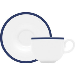 Ιωνία Mediterraneo Φλιτζάνι Espresso & Ελληνικού Καφέ Πορσελάνης Λευκό 75ml