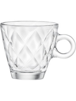 Bormioli Rocco Kaleido Φλιτζάνι Τσαγιού Γυάλινο Διαφανές 320ml 303981