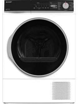 Sharp KD-NHB9S7GWD-EE Στεγνωτήριο Ρούχων 9kg με Αντλία Θερμότητας