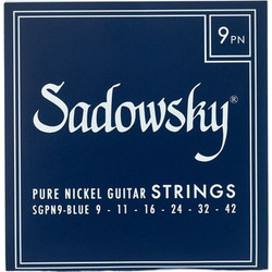 Sadowsky Blue Label Σετ 6 Χορδές Ηλεκτρικής Κιθάρας Pure Nickel 9-42"