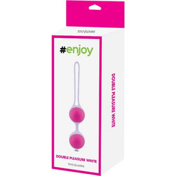 Toyz4lovers Enjoy Bi-Balls Double Κολπικές Μπάλες Λευκές Ροζ
