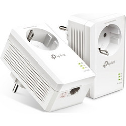 TP-Link TL-PA7017PKIT V5 Powerline Διπλό Kit για Ενσύρματη Σύνδεση με Θύρα Ethernet & Passthrough Πρίζα