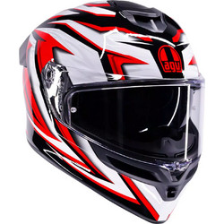AGV K5 Zenithar Black White Red Κράνος Μηχανής Full Face 1500gr