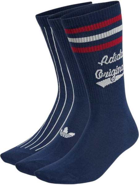 Adidas Ανδρικές Κάλτσες Ψηλές Navy Μπλε 2Pack KS2248