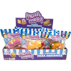 Mushmeez Figures Core Taba Squishy Διάφορα Σχέδια 24τμχ