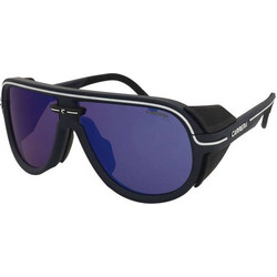 Carrera EVEREST/S FLL/IR Ανδρικά Γυαλιά Ηλίου Μάσκα Κοκάλινα Μαύρα με Μωβ Φακό
