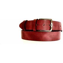 DomLeathers Ανδρική Ζώνη Δερμάτινη Μπορντό SW415