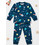 Pretty Baby Παιδική Πιτζάμα Βαμβακερή Χειμωνιάτικη Navy Μπλε 68217