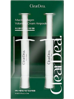 ClearDea Mucin Collagen Voluming Αντιγηραντικό Ενυδατικό Serum Προσώπου για Σύσφιξη με Κολλαγόνο 2x4ml