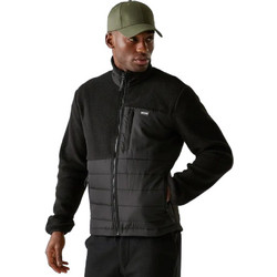 Regatta Frankie Borg Hybrid Ανδρική Ζακέτα Fleece Μαύρη
