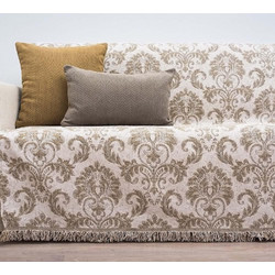 Cotone Ριχτάρι Τριθέσιου Καναπέ 170x300 Victoria 02 Χρυσαφί Ανοιχτό 102300