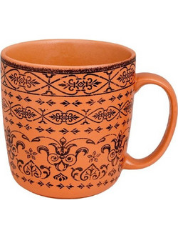 Oriana Ferelli Vintage Κούπα Πορσελάνης Πορτοκαλί 340ml