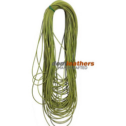DOMLEATHERS DOMLEATHERS ΣΤΡΟΓΓΥΛΟ ΔΕΡΜΑΤΙΝΟ ΚΟΡΔΟΝΙ (ΤΙΜΗ ΑΝΑ ΜΕΤΡΟ) Νο 1 ΠΡΑΣΙΝΟ