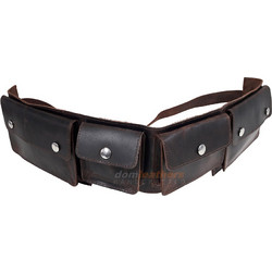 DOMLEATHERS DOMLEATHERS ΔΕΡΜΑΤΙΝΗ ΖΩΝΗ / ΠΟΛΥΤΣΑΝΤΑΚΙ ΕΡΓΑΣΙΑΣ DL613 ΚΑΦΕ