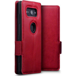 Terrapin Low Profile Leather Wallet Red (Sony Xperia XZ2 Compact)