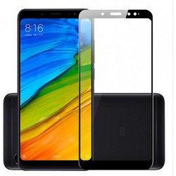 TEMPERED GLASS (FULL COVER) 5D FULL GLUE XIAOMI REDMI NOTE 5 BLACK GL277
