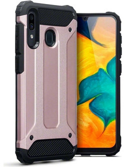 Terrapin Double Layer Impact Back Cover Rose Gold (Galaxy A30)