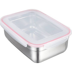 Φαγητοδοχείο ανοξείδωτο ορθογώνιο 1100 ml 18x12x7.5 εκατ