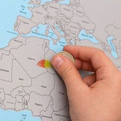 Ξυστός Παγκόσμιος Χάρτης Scratch Map