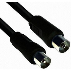 Powertech Καλώδιο Κεραίας Coax Male to Coax Female 3m Black CAB-V005