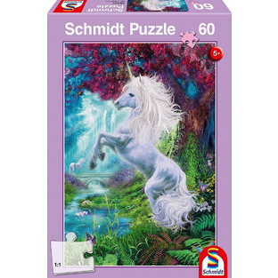 Παιδικό Puzzle Schmidt Μονόκερος Σε Μαγικό Κήπο 60 Κομμάτια