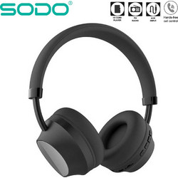 SODO SD-1008 Ενσύρματα & Ασύρματα Bluetooth Ακουστικά Over Ear Μαύρα
