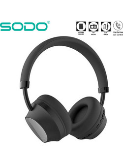 SODO SD-1008 Ενσύρματα & Ασύρματα Bluetooth Ακουστικά Over Ear Μαύρα