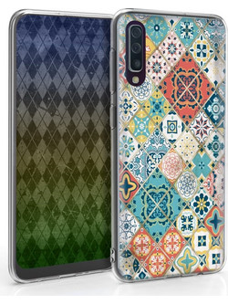 KW Moroccan Vibes Back Cover Blue/Red/Light Brown (Galaxy A50)