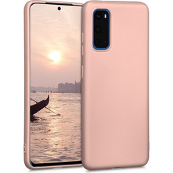 KW Soft Flexible Back Cover Metallic Rose Gold (Galaxy S20)