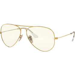 Ray-Ban RB3025 001/5F Γυαλιά Ηλίου Aviator Μεταλλικά Χρυσά με Διαφανές Polarized Φακό