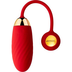 Svakom Ella Neo Interactive Vibrating Bullet Δονητής Egg για Ζευγάρια με App Control Κόκκινος