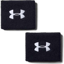 UA PERFORMANCE WRISTBANDS ΜΑΥΡΟ
