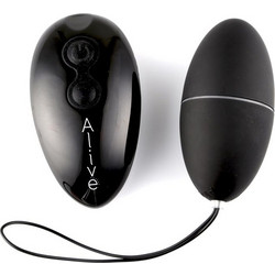 Adrien Lastic Alive Vibrating Egg Magic Egg 2.0 Δονητής Egg για Ζευγάρια με Τηλεχειριστήριο 7.5cm Μαύρος
