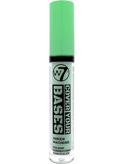 W7 Cover Your Base Green Liquid Colour Corrector 5ml