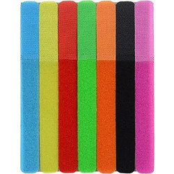 Έγχρωμα Δεματικά Ct-01 Cable Tie - Πολύχρωμο - 7 τεμάχια